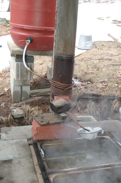 Feed Tank  and Pre Heated sap Setup