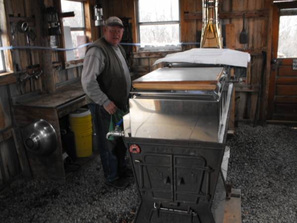 Ron checking out the evaporator