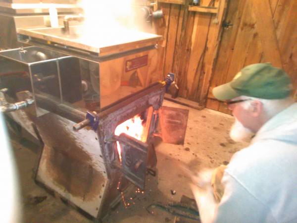 Firing the evaporator