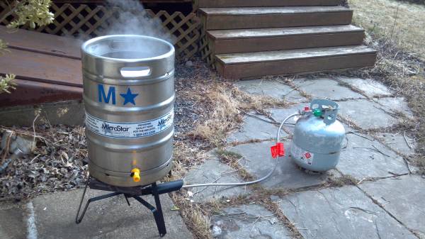 beer keg evaporator