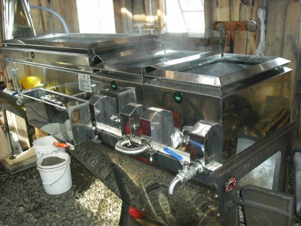 2 x 8 custom CDL wood fired evaporator for 2011