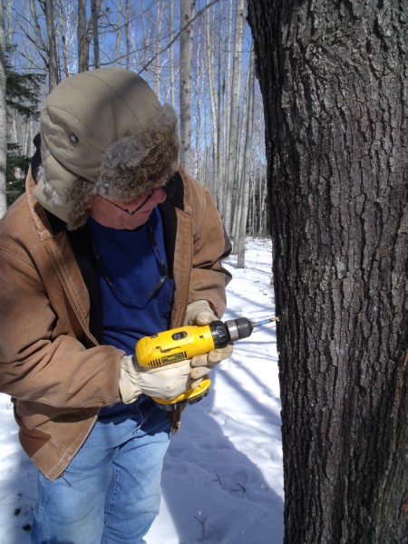 #1 Drilling the first tap