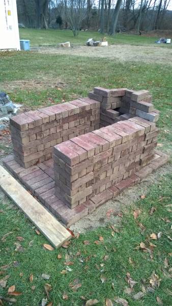 Laid Bricks no mortar