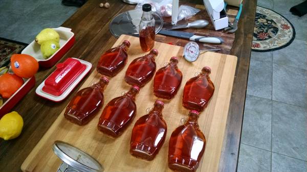 First Batch of Syrup